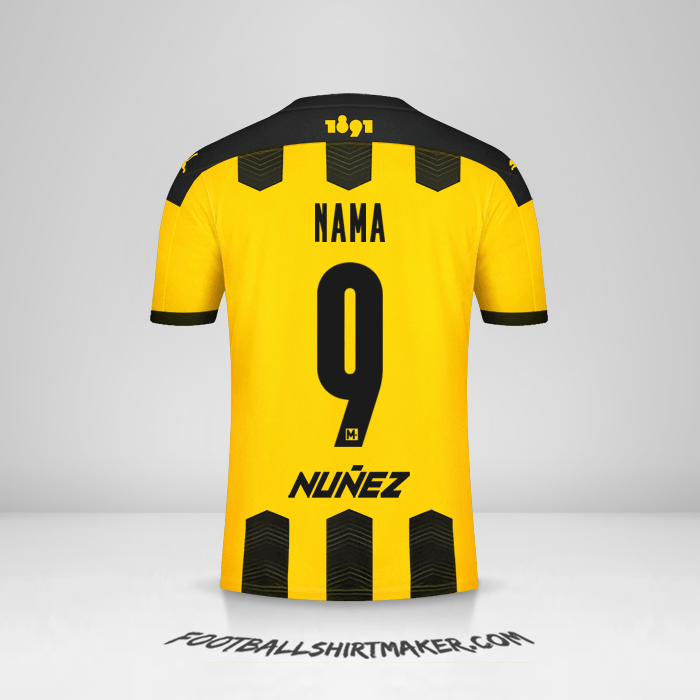 Jersey Peñarol 2021 -  nama - 9