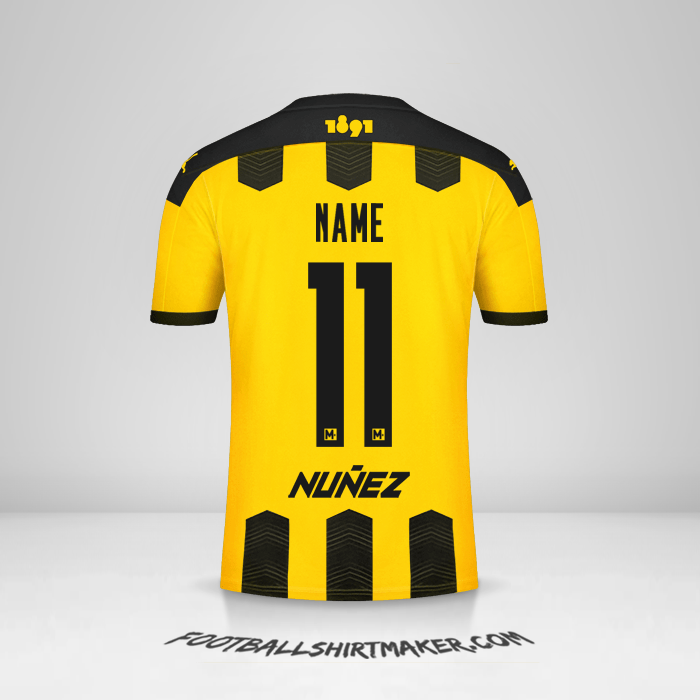 Shirt Peñarol 2021 -  name - 11