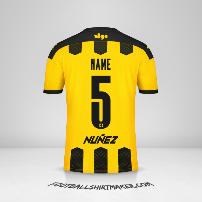 Shirt Peñarol 2021 -  name - 5