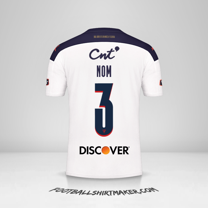 Maillot Liga de Quito 2021 -  nom - 3