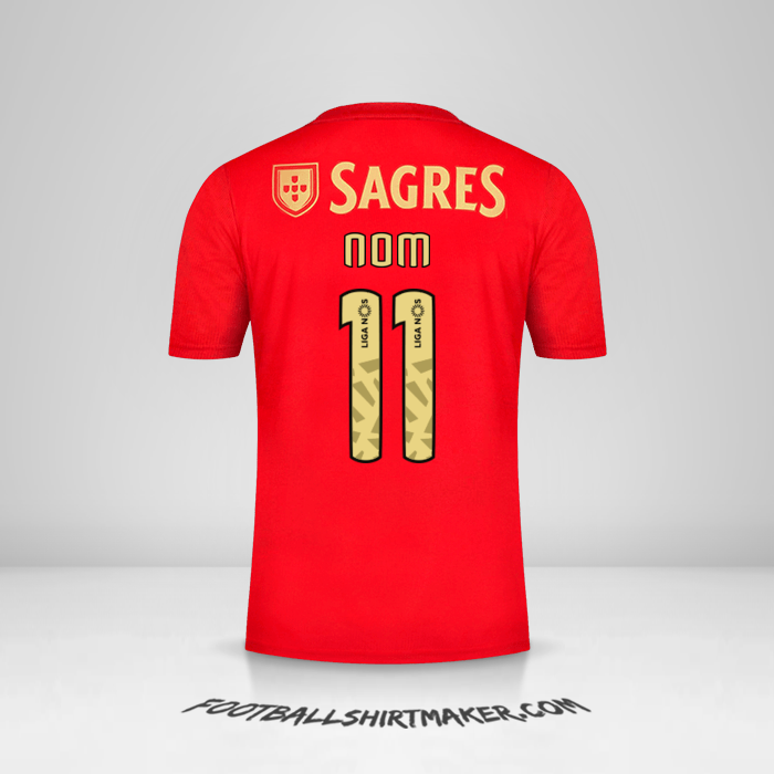 Maillot SL Benfica 2020/21 -  nom - 11