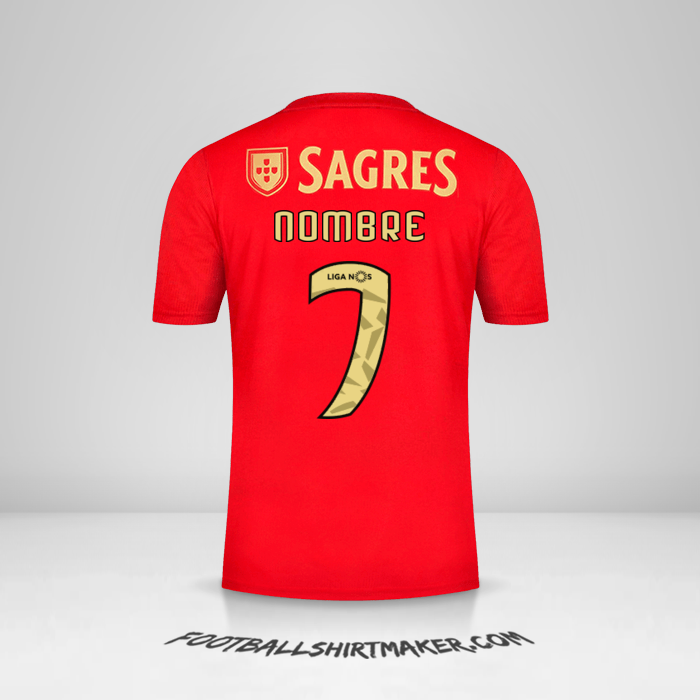 Jersey SL Benfica 2020/21 -  nombre - 7