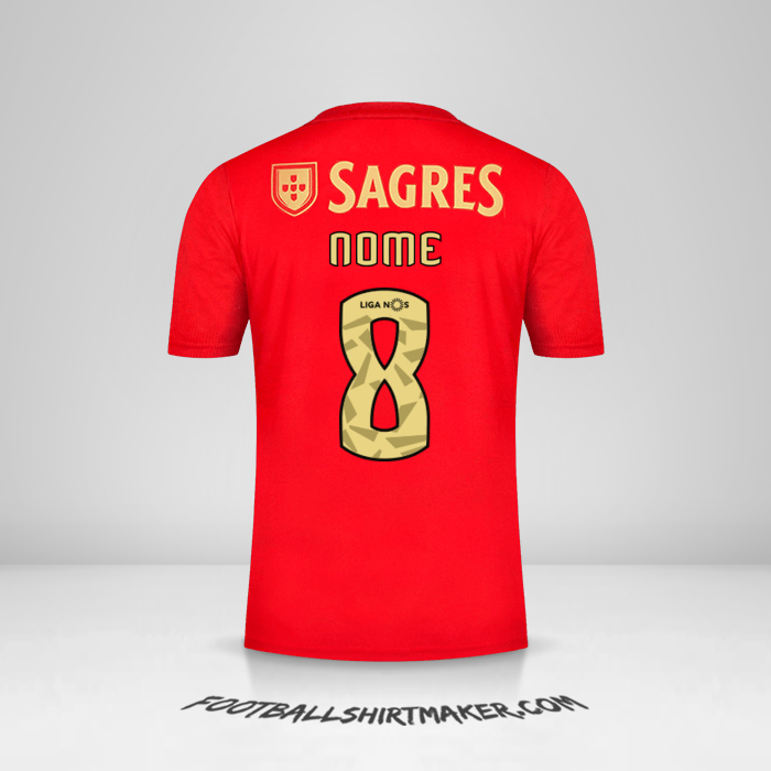 Camisola SL Benfica 2020/21 -  nome - 8