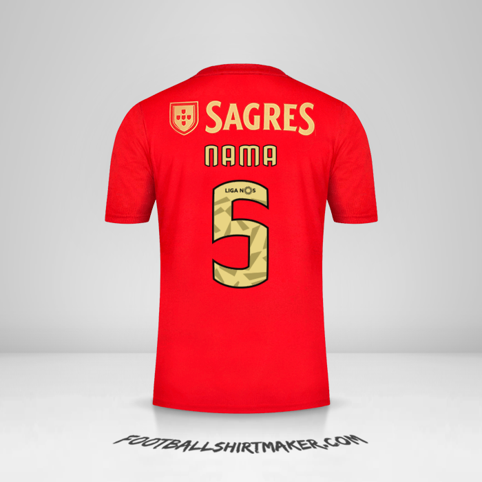 Jersey SL Benfica 2020/21 -  nama - 5