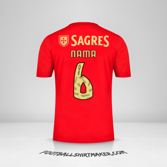 Jersey SL Benfica 2020/21 -  nama - 6