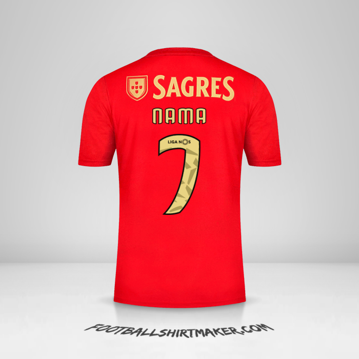 Jersey SL Benfica 2020/21 -  nama - 7