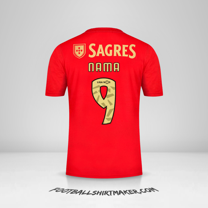 Jersey SL Benfica 2020/21 -  nama - 9