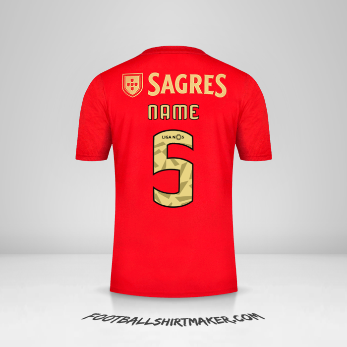 Shirt SL Benfica 2020/21 -  name - 5