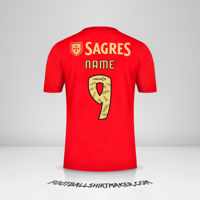 Jersey SL Benfica 2020/21 -  name - 9