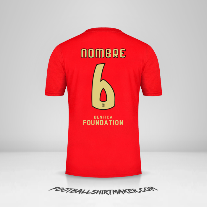 Jersey SL Benfica Cup 2020/21 -  nombre - 6