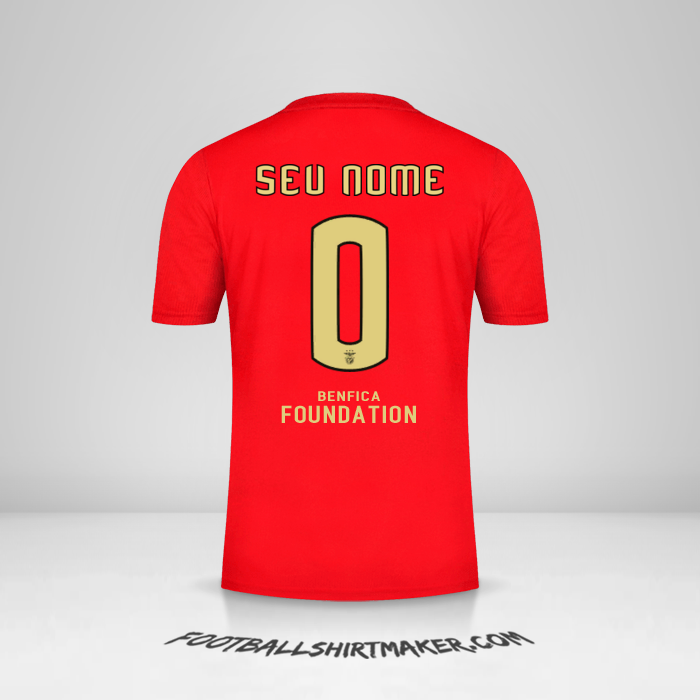 Camisa SL Benfica Cup 2020/21 -  seu nome - 0