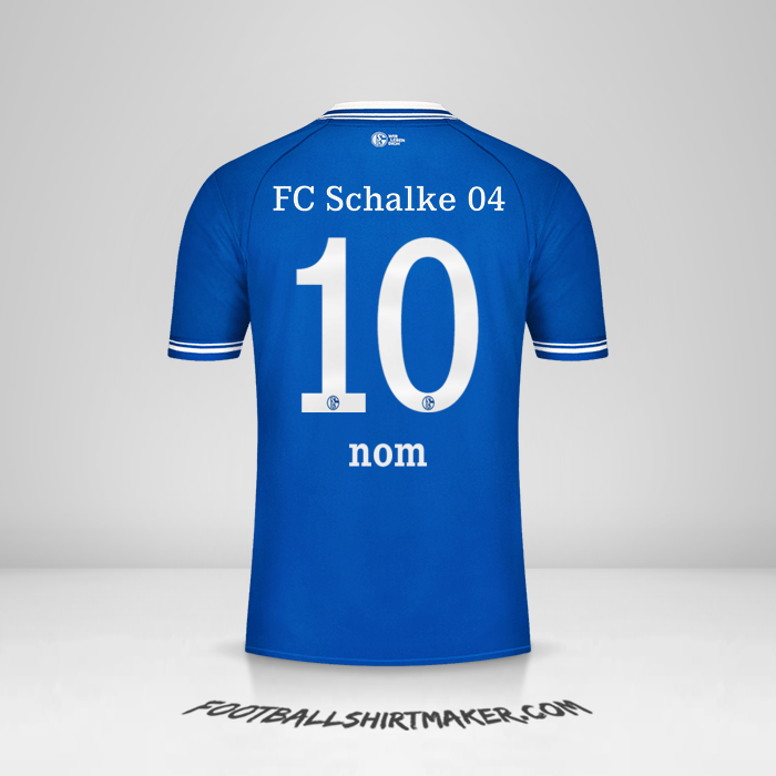 Maillot Schalke 04 2020/21 -  nom - 10