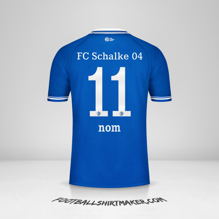 Maillot Schalke 04 2020/21 -  nom - 11