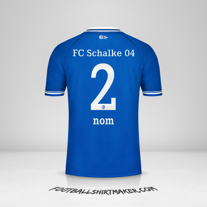 Maillot Schalke 04 2020/21 -  nom - 2