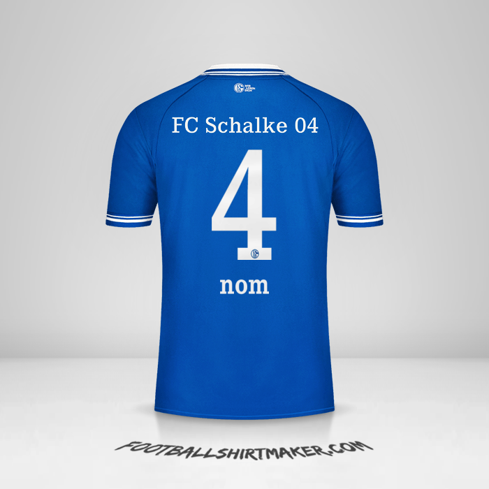 Maillot Schalke 04 2020/21 -  nom - 4