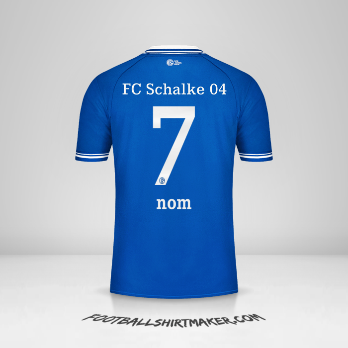 Maillot Schalke 04 2020/21 -  nom - 7