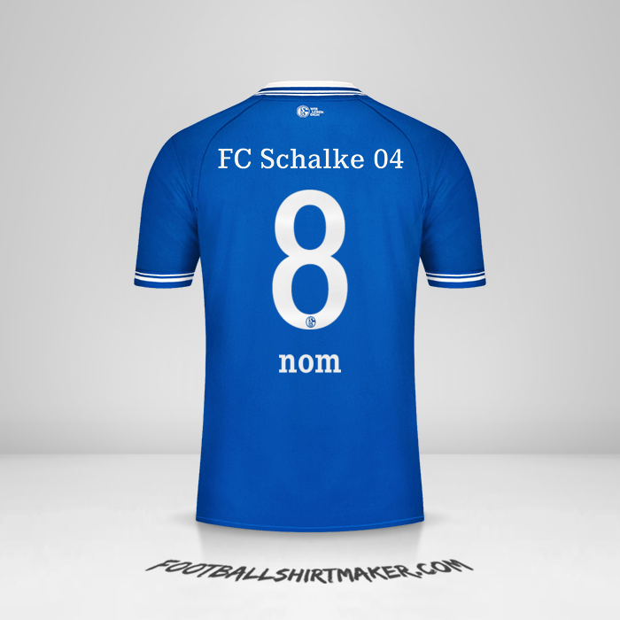 Maillot Schalke 04 2020/21 -  nom - 8