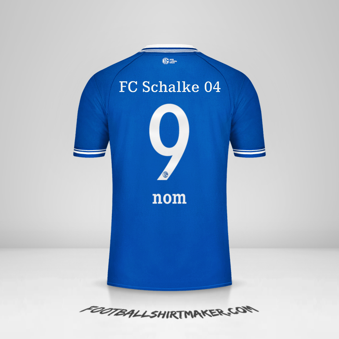 Maillot Schalke 04 2020/21 -  nom - 9