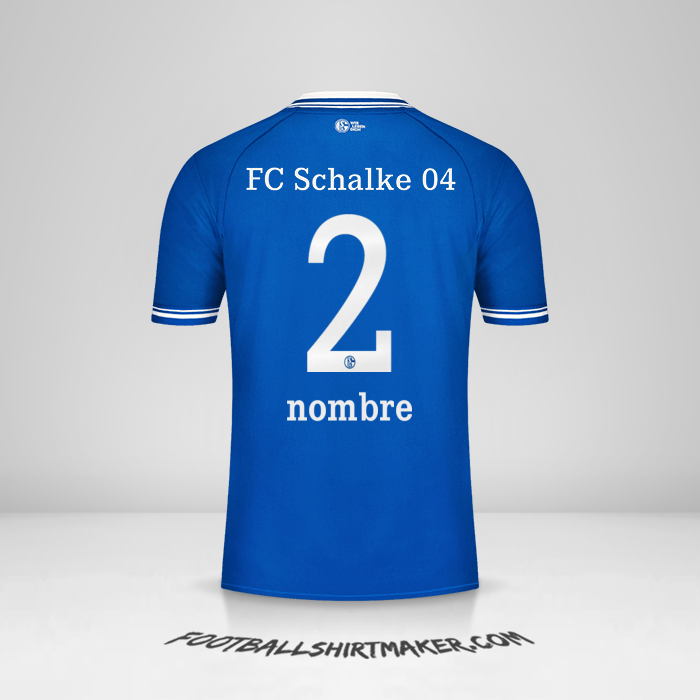 Jersey Schalke 04 2020/21 -  nombre - 2