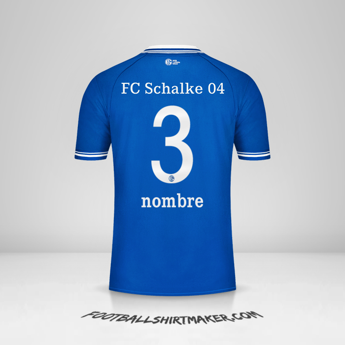 Jersey Schalke 04 2020/21 -  nombre - 3