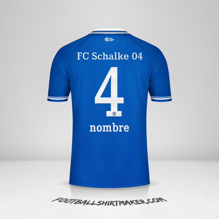 Jersey Schalke 04 2020/21 -  nombre - 4