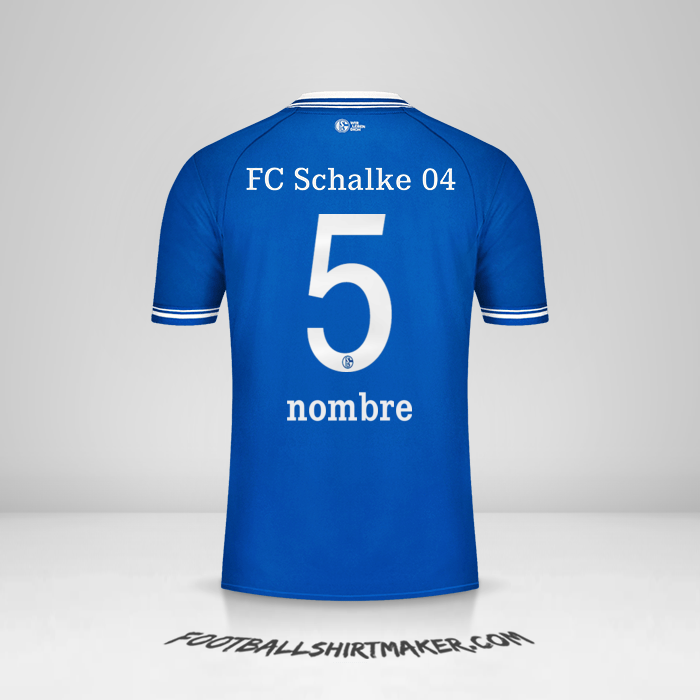 Jersey Schalke 04 2020/21 -  nombre - 5