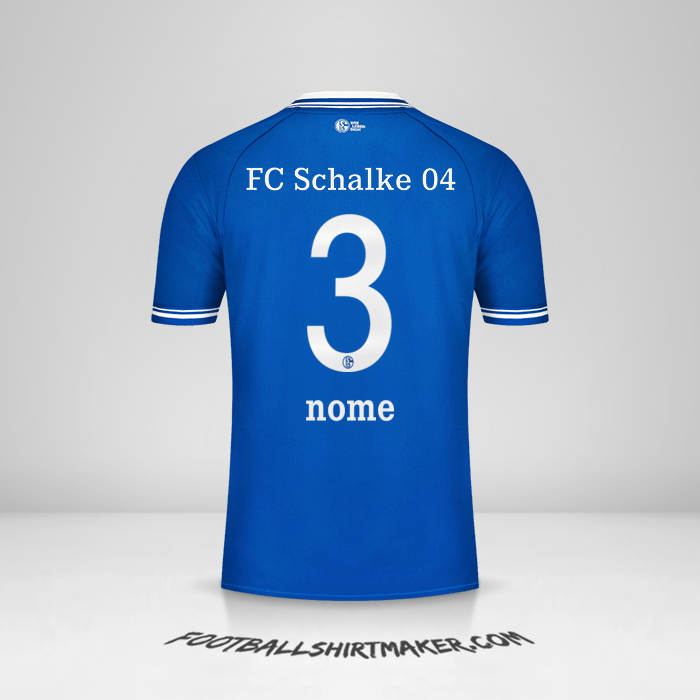 Camisa Schalke 04 2020/21 -  nome - 3
