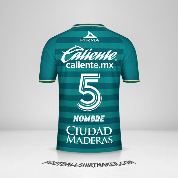 Jersey Club León 2020/21 -  nombre - 5