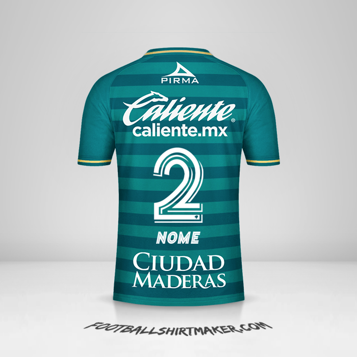 Camisola Club León 2020/21 -  nome - 2