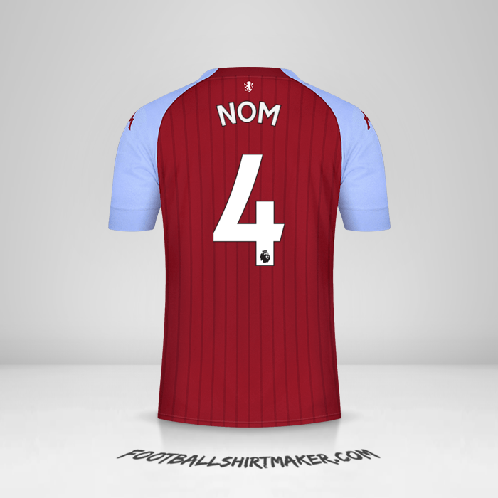 Maillot Aston Villa FC 2020/21 -  nom - 4