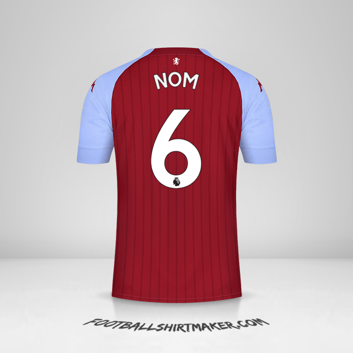 Maillot Aston Villa FC 2020/21 -  nom - 6