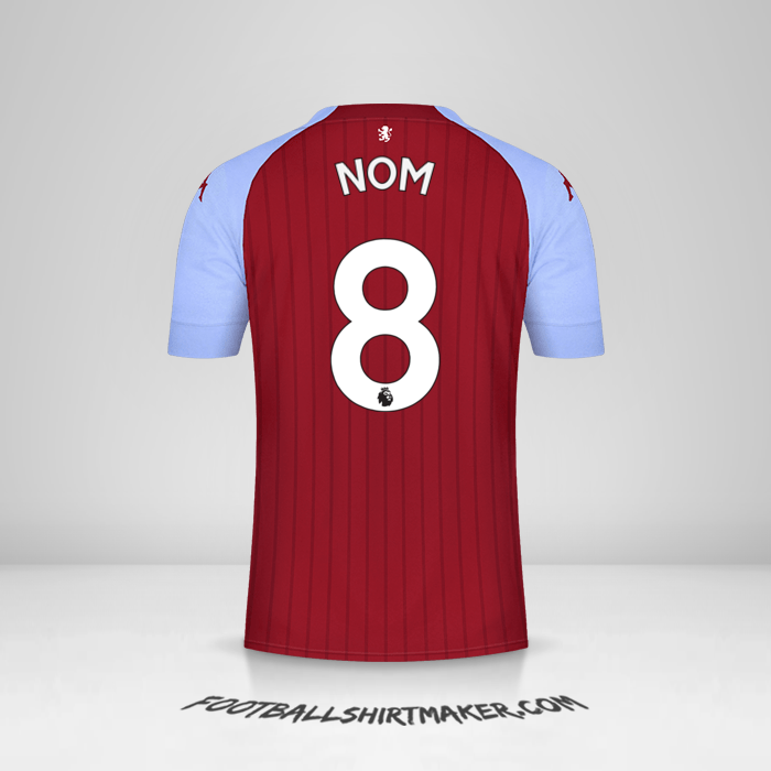 Maillot Aston Villa FC 2020/21 -  nom - 8