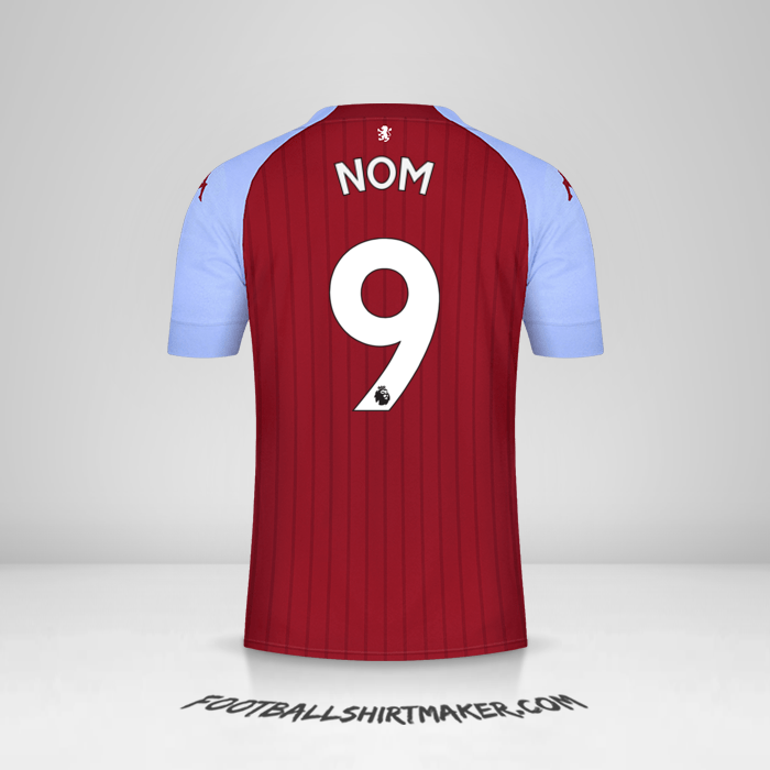 Maillot Aston Villa FC 2020/21 -  nom - 9