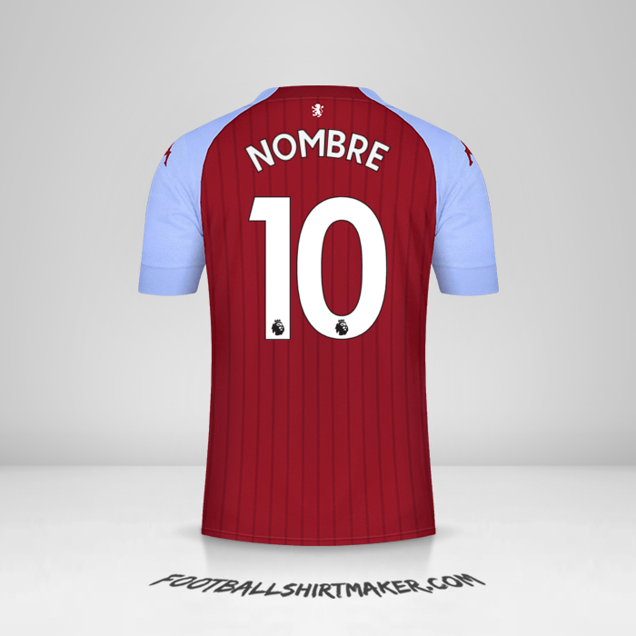 Jersey Aston Villa FC 2020/21 -  nombre - 10