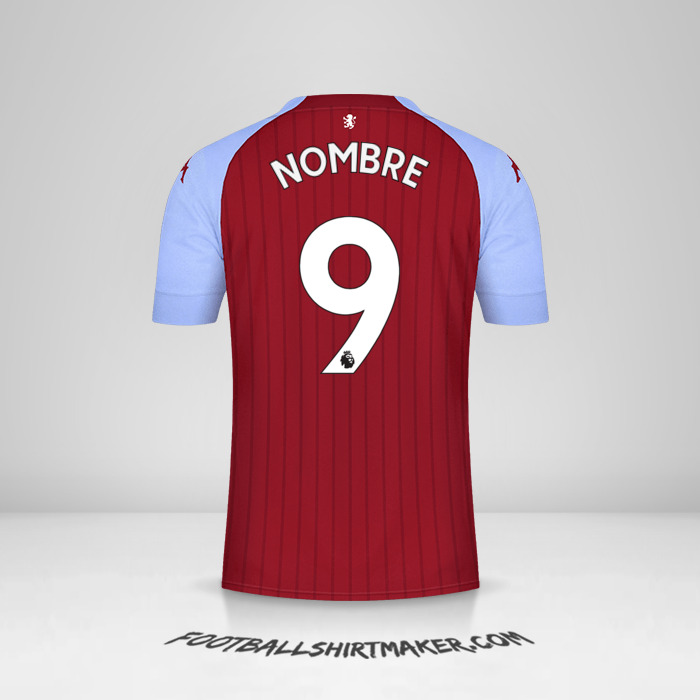 Jersey Aston Villa FC 2020/21 -  nombre - 9