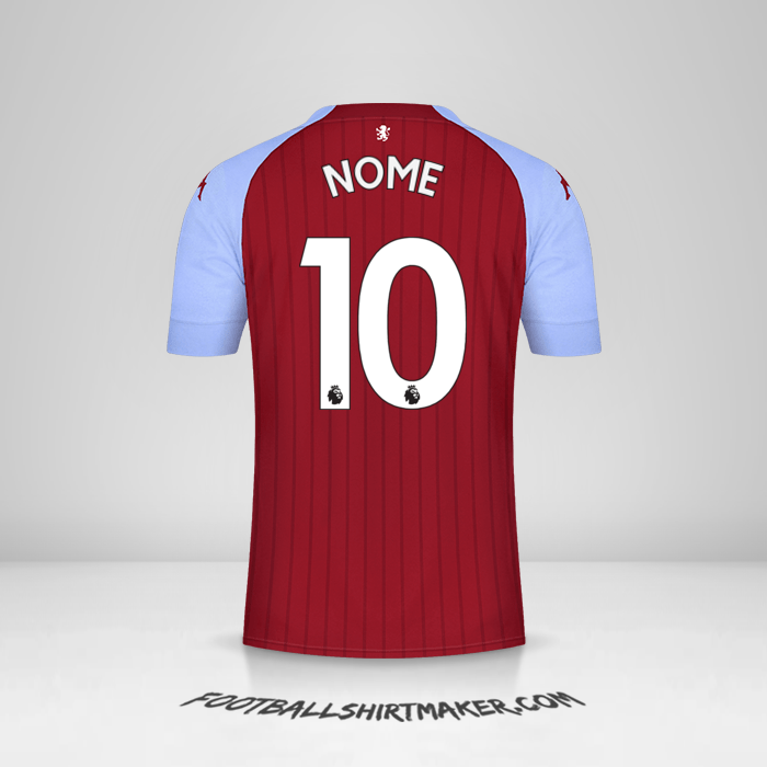 Maglia Aston Villa FC 2020/21 -  nome - 10