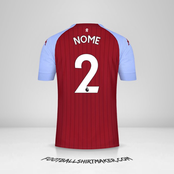 Camisa Aston Villa FC 2020/21 -  nome - 2