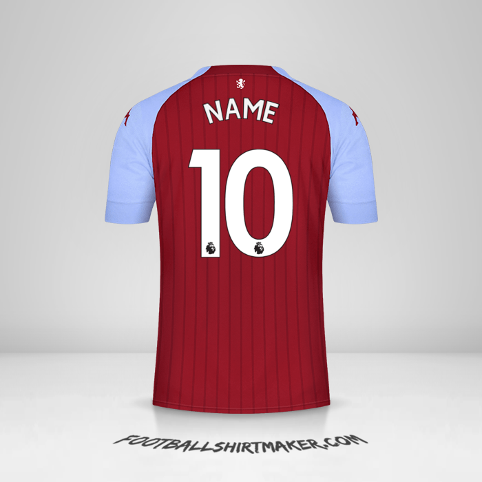 Trikot Aston Villa FC 2020/21 -  name - 10
