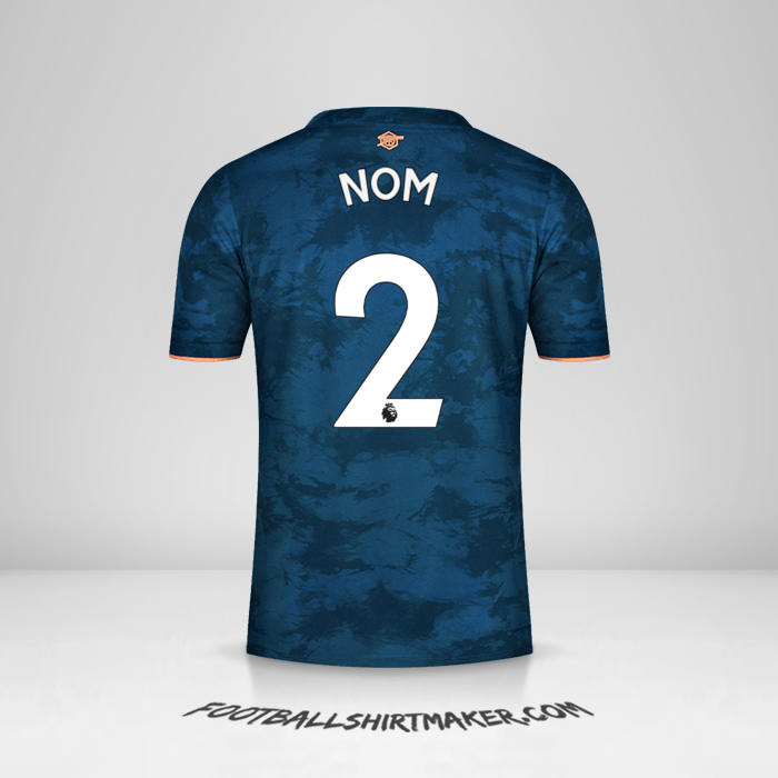 Maillot Arsenal 2020/21 Troisième -  nom - 2