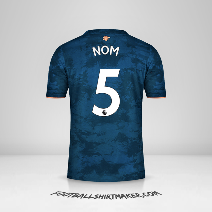 Maillot Arsenal 2020/21 Troisième -  nom - 5