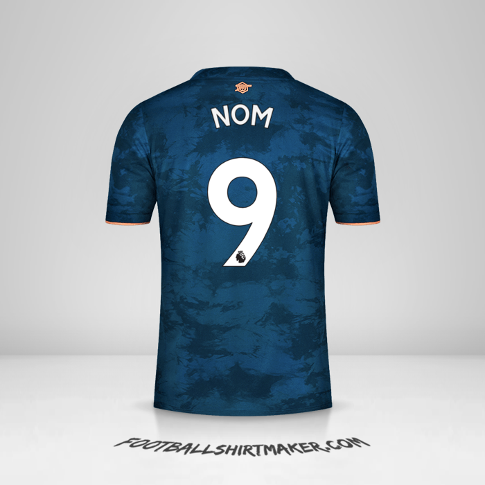 Maillot Arsenal 2020/21 Troisième -  nom - 9