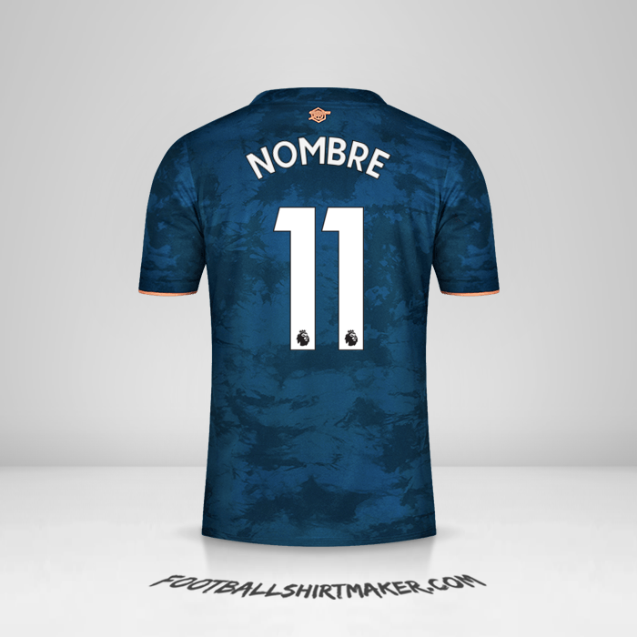 Jersey Arsenal 2020/21 Tercera -  nombre - 11