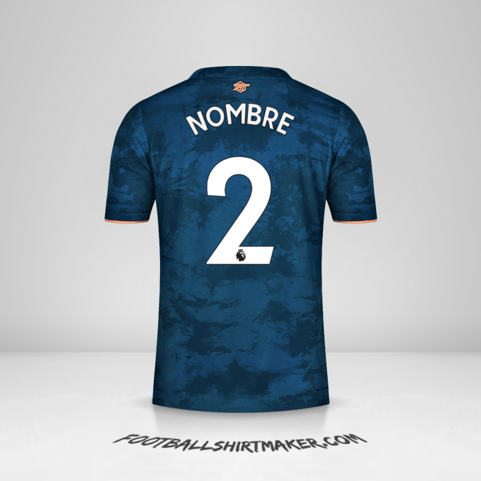 Camiseta Arsenal 2020/21 Tercera -  nombre - 2