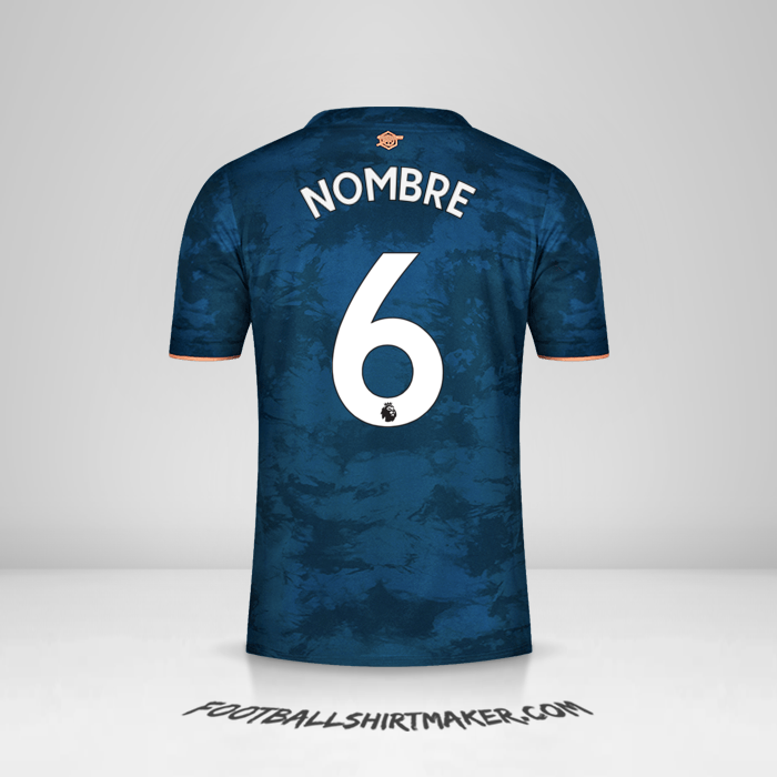 Jersey Arsenal 2020/21 Tercera -  nombre - 6