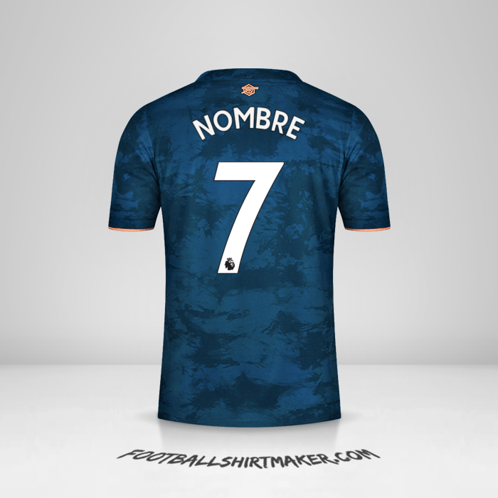 Jersey Arsenal 2020/21 Tercera -  nombre - 7