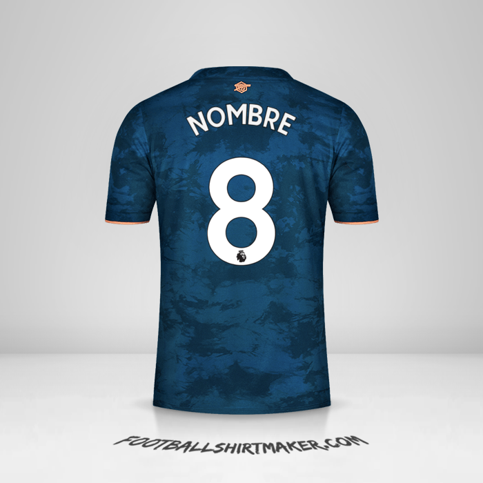 Camiseta Arsenal 2020/21 Tercera -  nombre - 8
