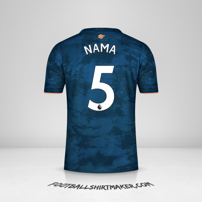 Jersey Arsenal 2020/21 Ketiga -  nama - 5