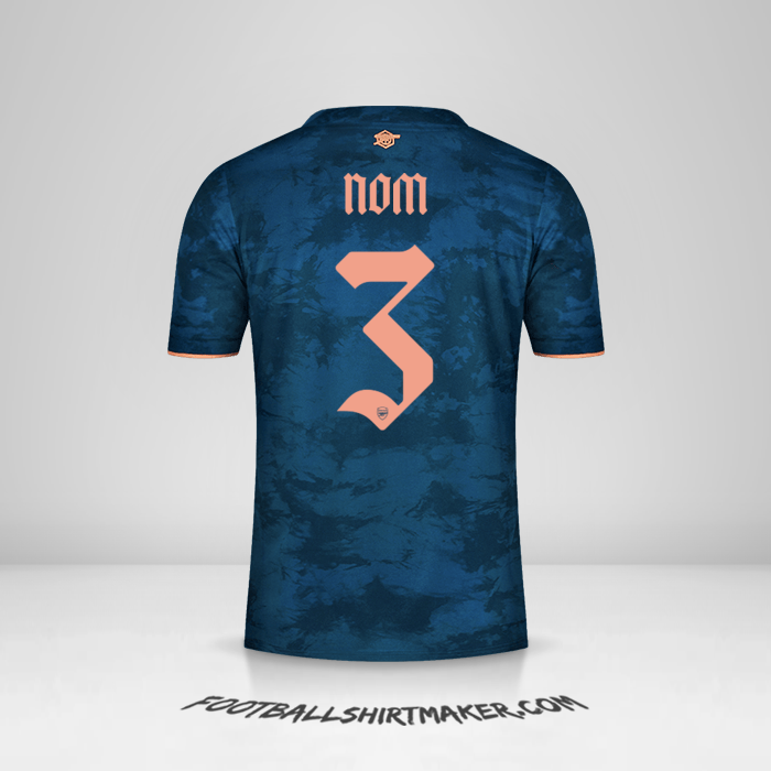 Maillot Arsenal Cup 2020/21 Troisième -  nom - 3