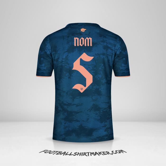 Maillot Arsenal Cup 2020/21 Troisième -  nom - 5