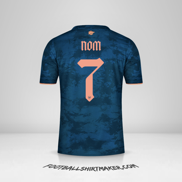 Maillot Arsenal Cup 2020/21 Troisième -  nom - 7